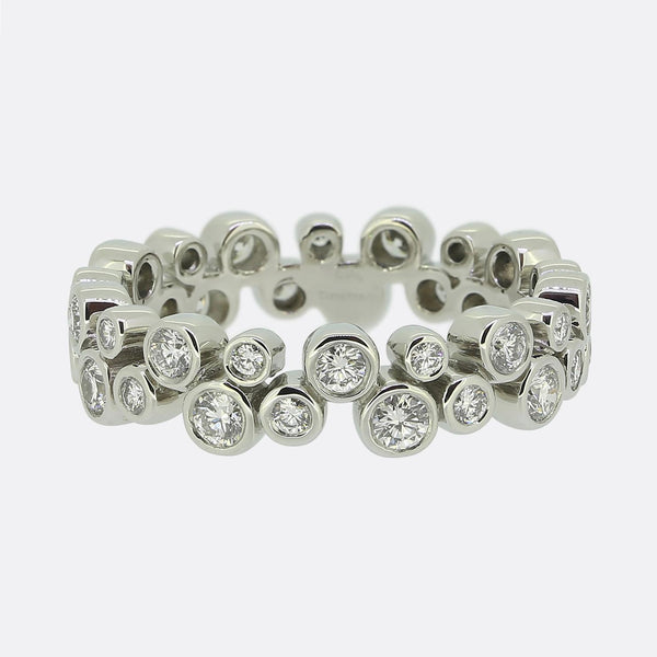 Tiffany & Co. Diamond Bubbles Eternity Ring Size N (54)