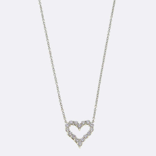 Tiffany & Co. Diamond Heart Necklace