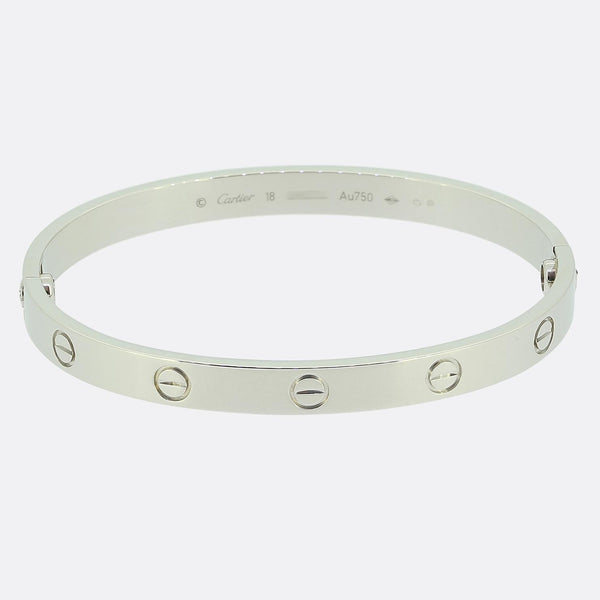 Cartier Classic Model Love Bangle Size 18