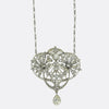 Art Deco Diamond Drop Necklace