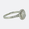 0.66 Carat Cushion-Cut Diamond Ring