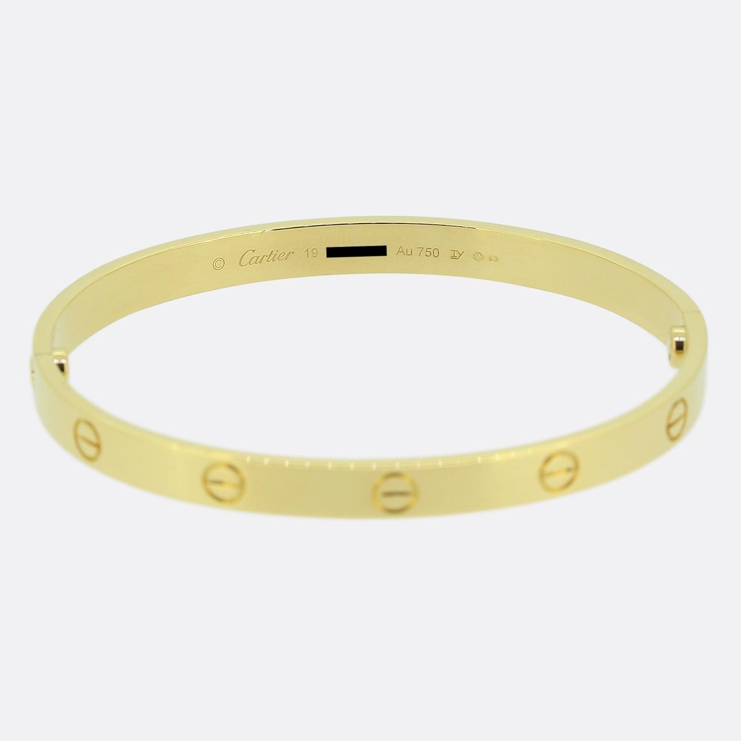 Cartier Classic Model Love Bangle Size 19