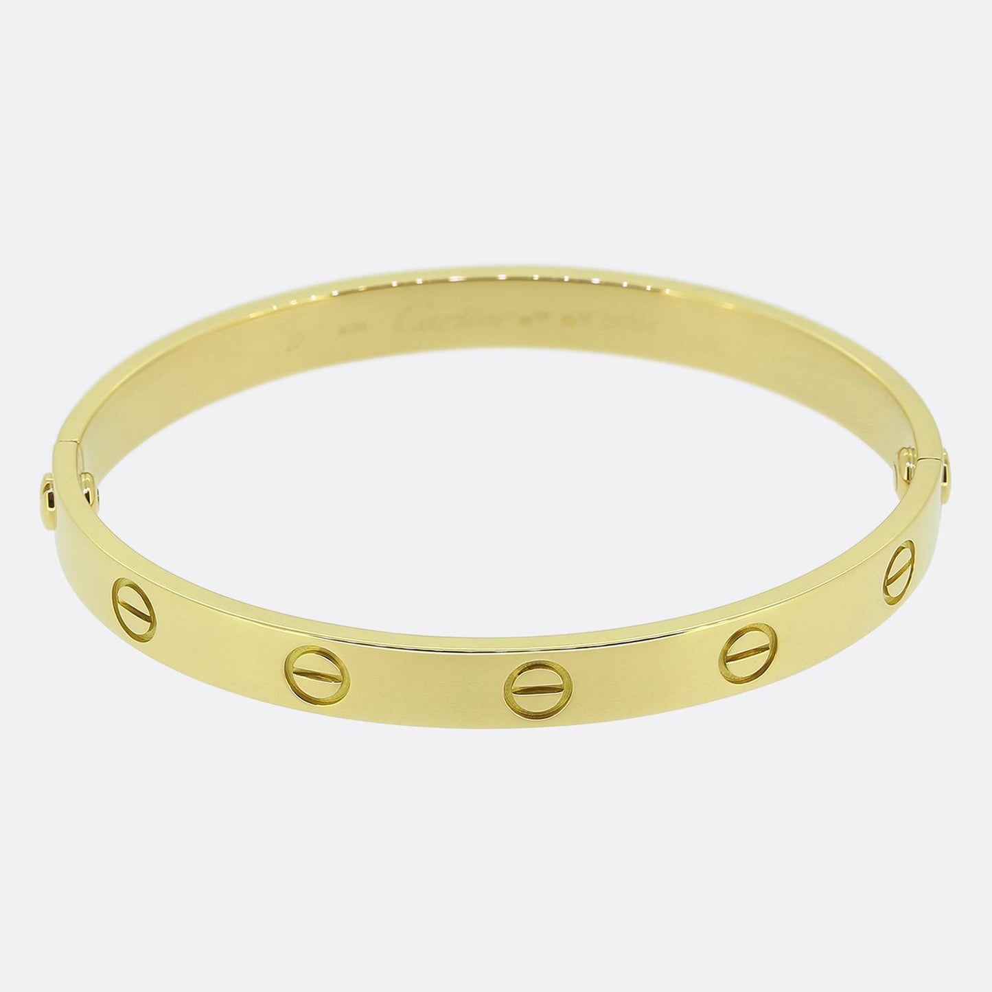 Cartier Classic Model LOVE Bangle Size 17