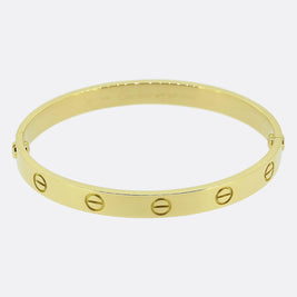 Cartier Classic Model LOVE Bangle Size 17