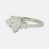 Graff 1.51 Carat Pear-Cut Diamond Three-Stone Promise Engagement Ring