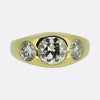3.05 Carat Old Cut Diamond Three-Stone Ring