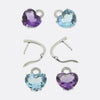 Kiki McDonough Topaz Amethyst and Diamond Detachable Earrings