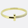 Tiffany & Co. Tiffany T T1 Wide Diamond Hinged Bangle