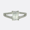 Hirsh 1.01 Carat Emerald-Cut Diamond Engagement Ring
