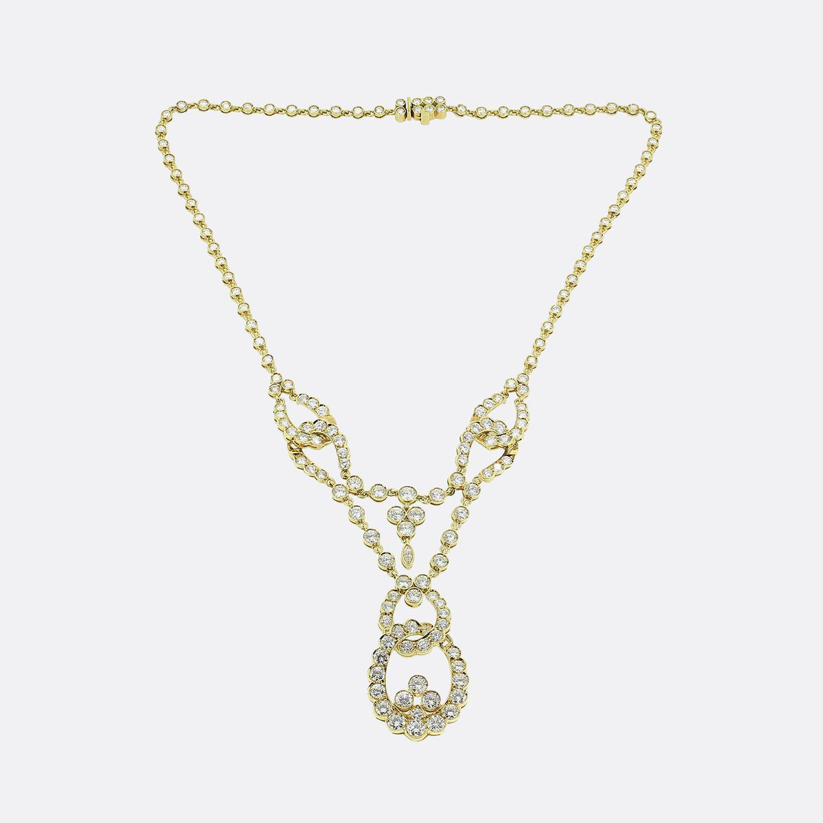 Cartier Vintage Diamond Festoon Necklace