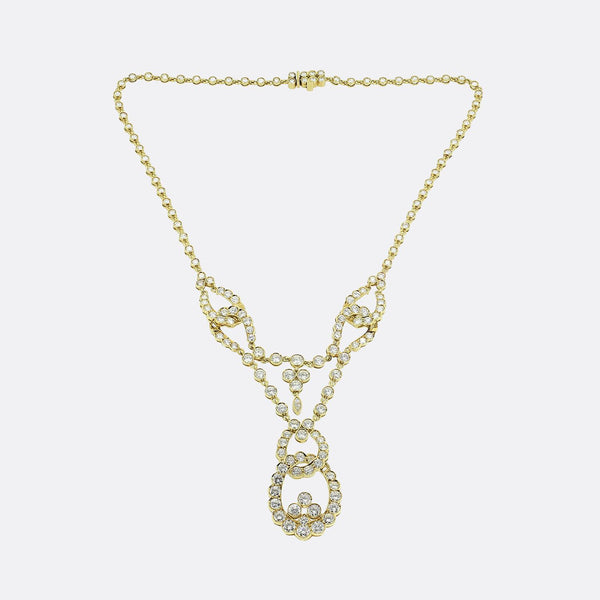 Cartier Vintage Diamond Festoon Necklace