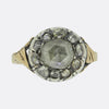 Georgian Rose Cut Diamond Cluster Ring