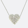 Antique Diamond Heart Necklace