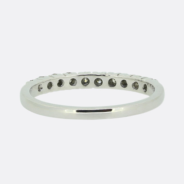 0.30 Carat Diamond Half Eternity Ring