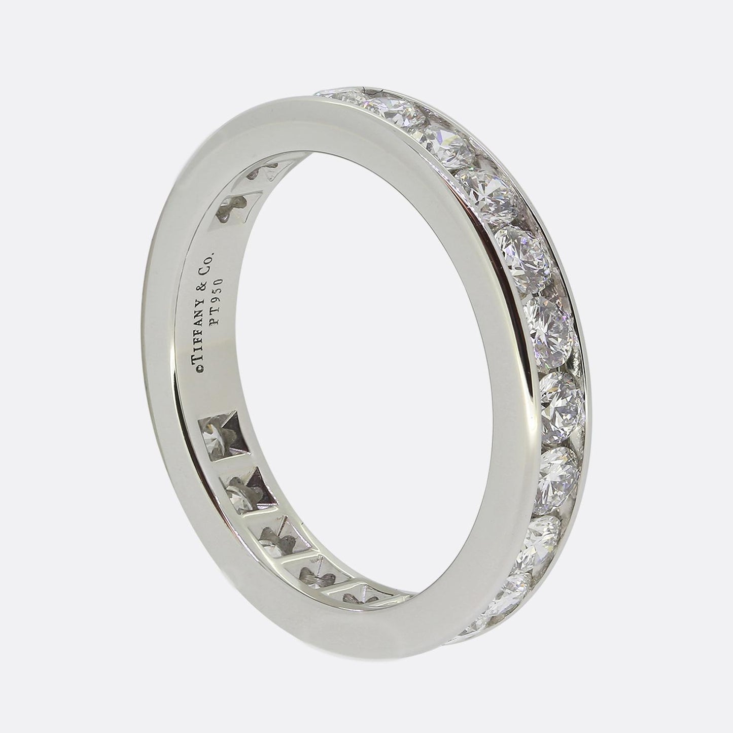 Tiffany & Co. Diamond Full-Eternity Ring Size R (59)