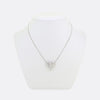 Antique Diamond Heart Necklace