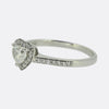0.60 Carat Heart-Shaped Diamond Cluster Ring