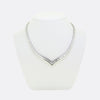 Art Deco 11.99 Carat Baguette Cut Diamond Necklace