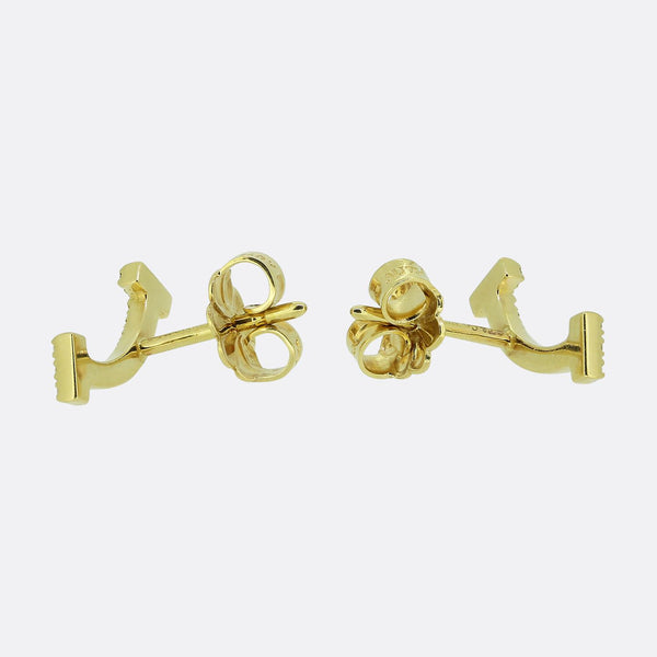 Tiffany & Co. Diamond T Smile Mini Earrings