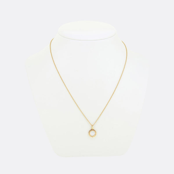 Bvlgari Mother of Pearl Pendant Necklace