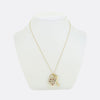 Tiffany & Co. Multi-Gem Lock and Key Heart Pendant Necklace