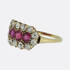 Victorian Ruby Four-Stone and Diamond Ring