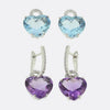 Kiki McDonough Topaz Amethyst and Diamond Detachable Earrings