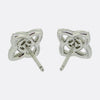 De Beers 0.32 Carat Diamond Lotus Stud Earrings