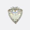 Edwardian Moonstone and Diamond Brooch
