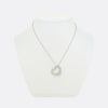 Tiffany & Co. Open Heart Diamond Pendant Necklace