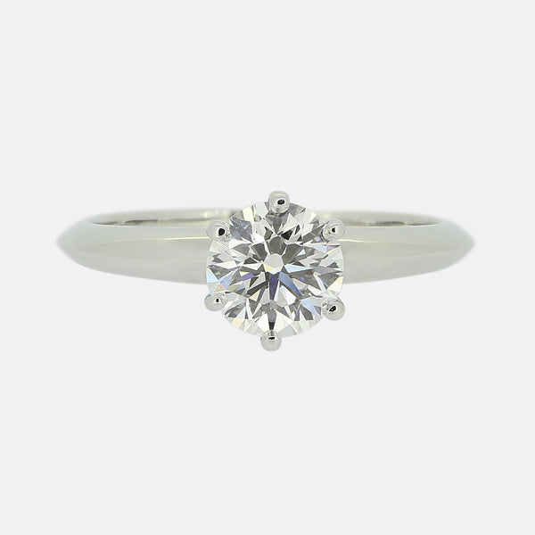 Tiffany & Co. 1.01 Carat Diamond Engagement Ring