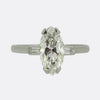 Art Deco 1.25 Carat Marquise Diamond Three-Stone Ring