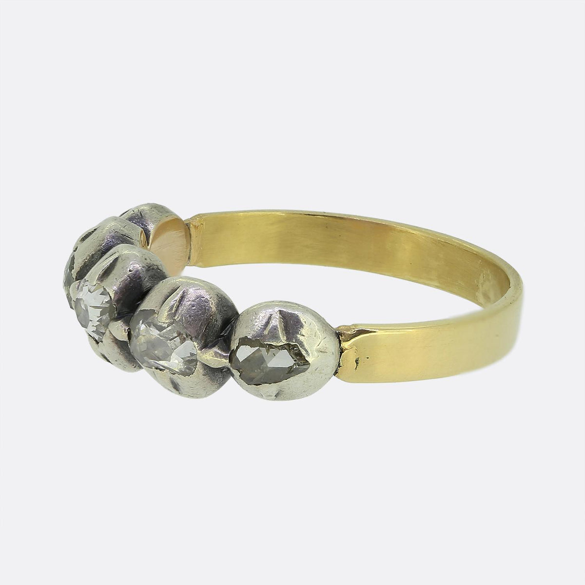 Georgian Diamond Five-Stone Ring