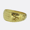 Georgian H.R Initial Patterned Ring