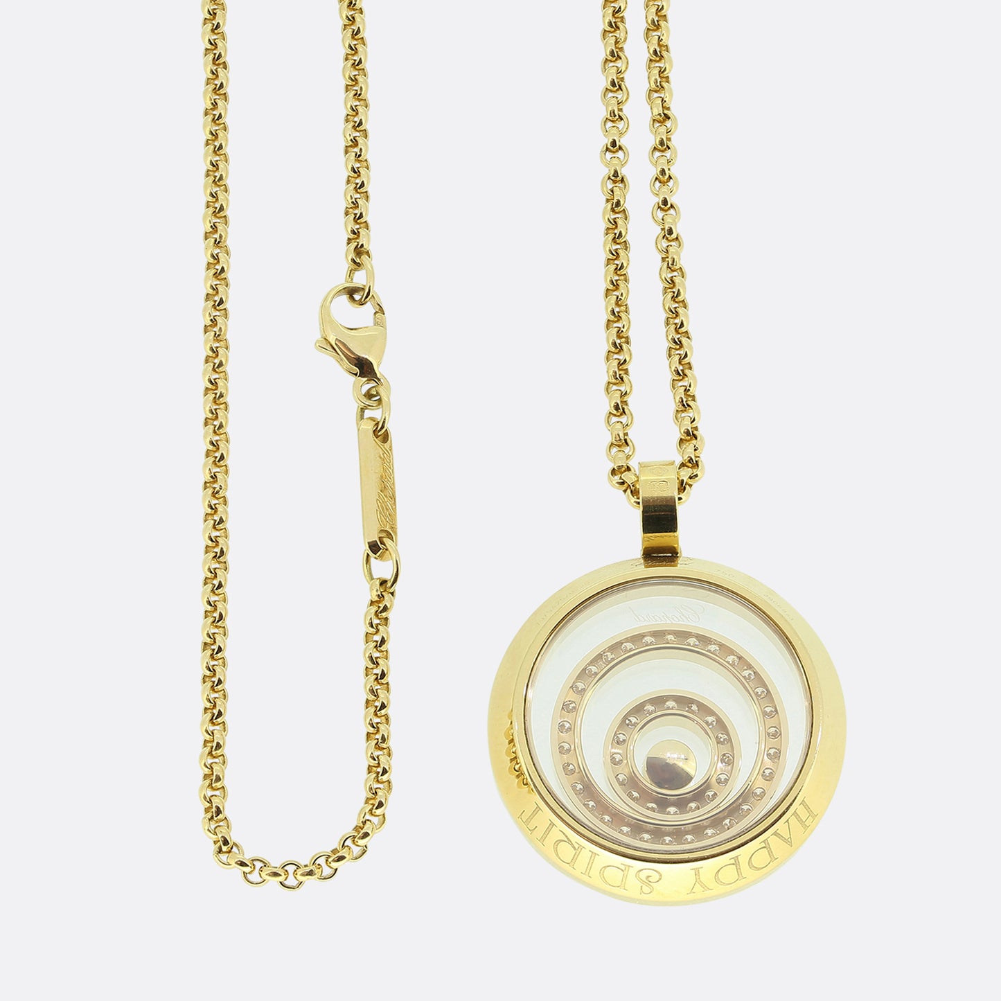 Chopard Happy Spirit Floating Diamond Necklace
