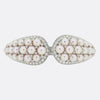 David Morris Rose Pearl and Diamond Bangle