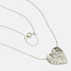 Antique Diamond Heart Necklace