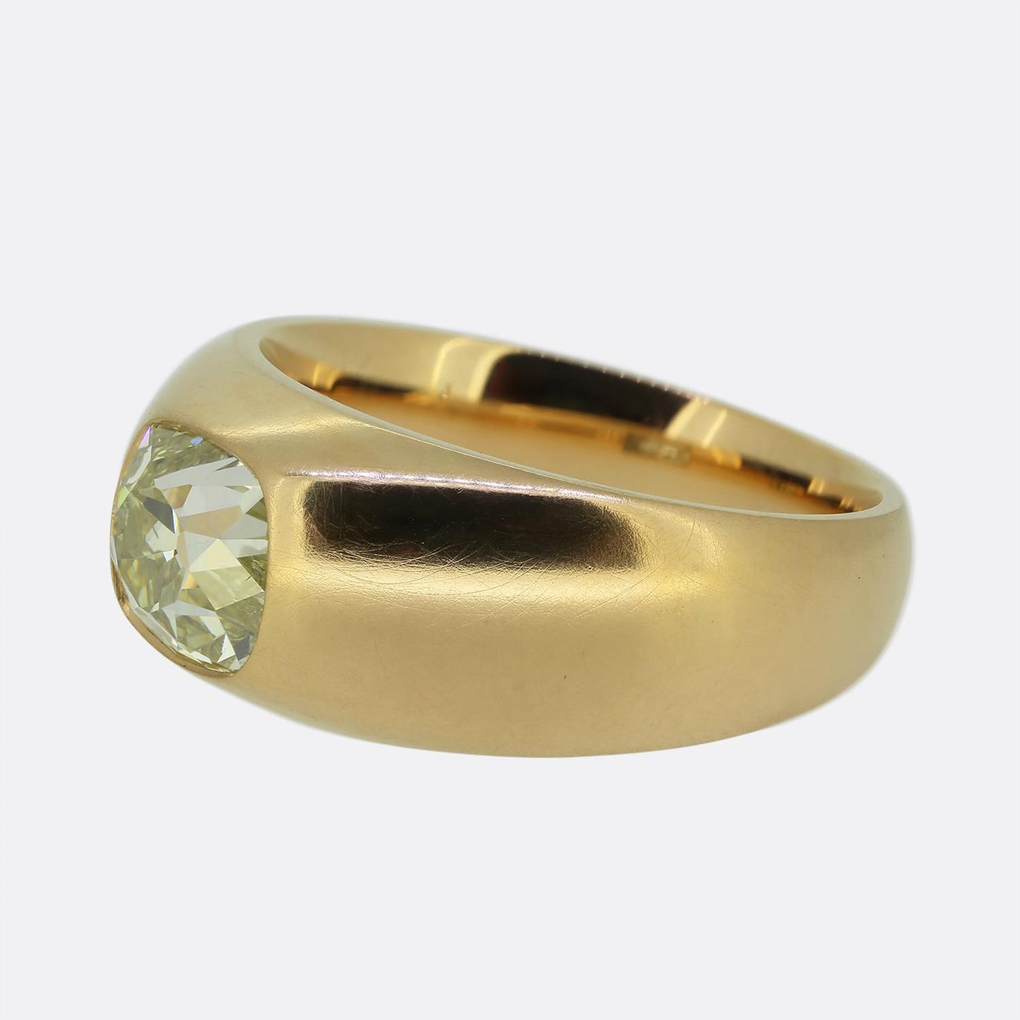 2.68 Carat Old Cut Diamond Single Stone Ring