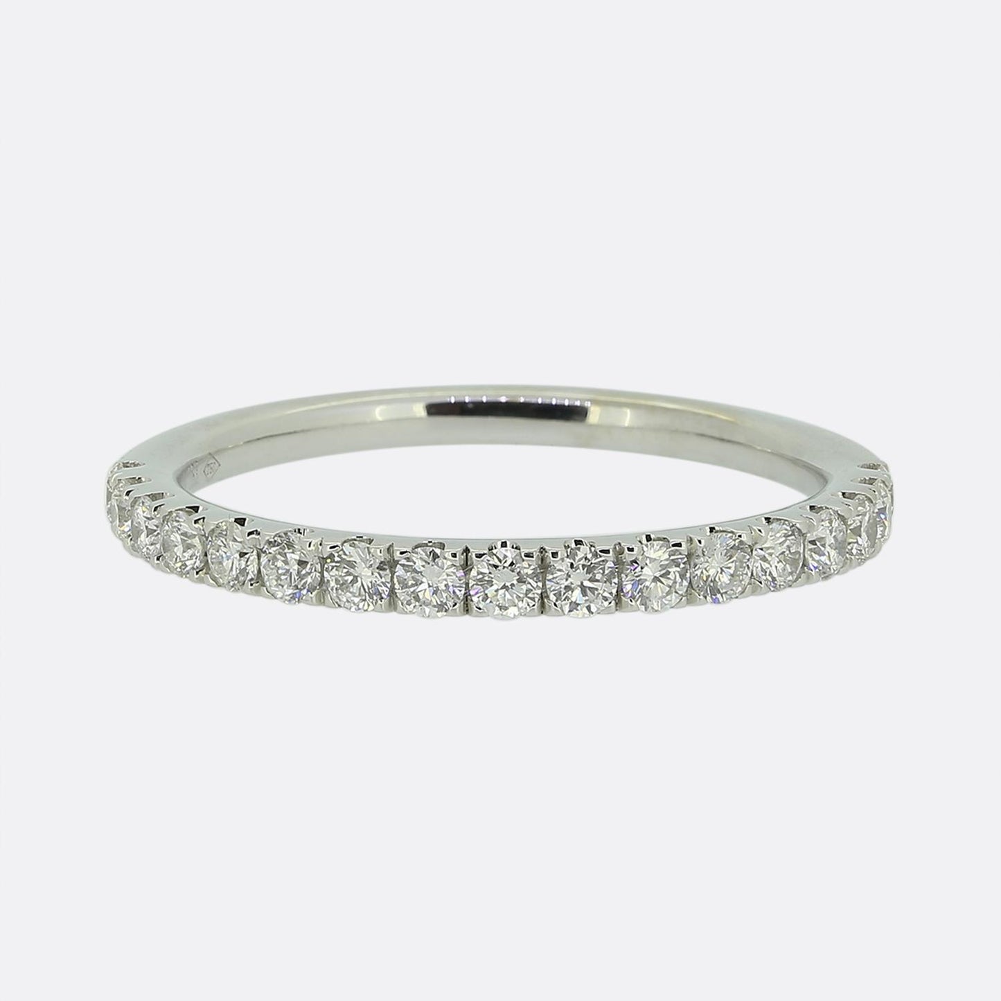 0.42 Carat Diamond Half Eternity Ring