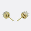 Vintage 1.80 Carat Old Cut Diamond Stud Earrings