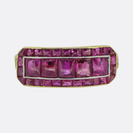 Victorian Cabochon Ruby Ring