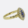Victorian Sapphire and Diamond Navette Ring