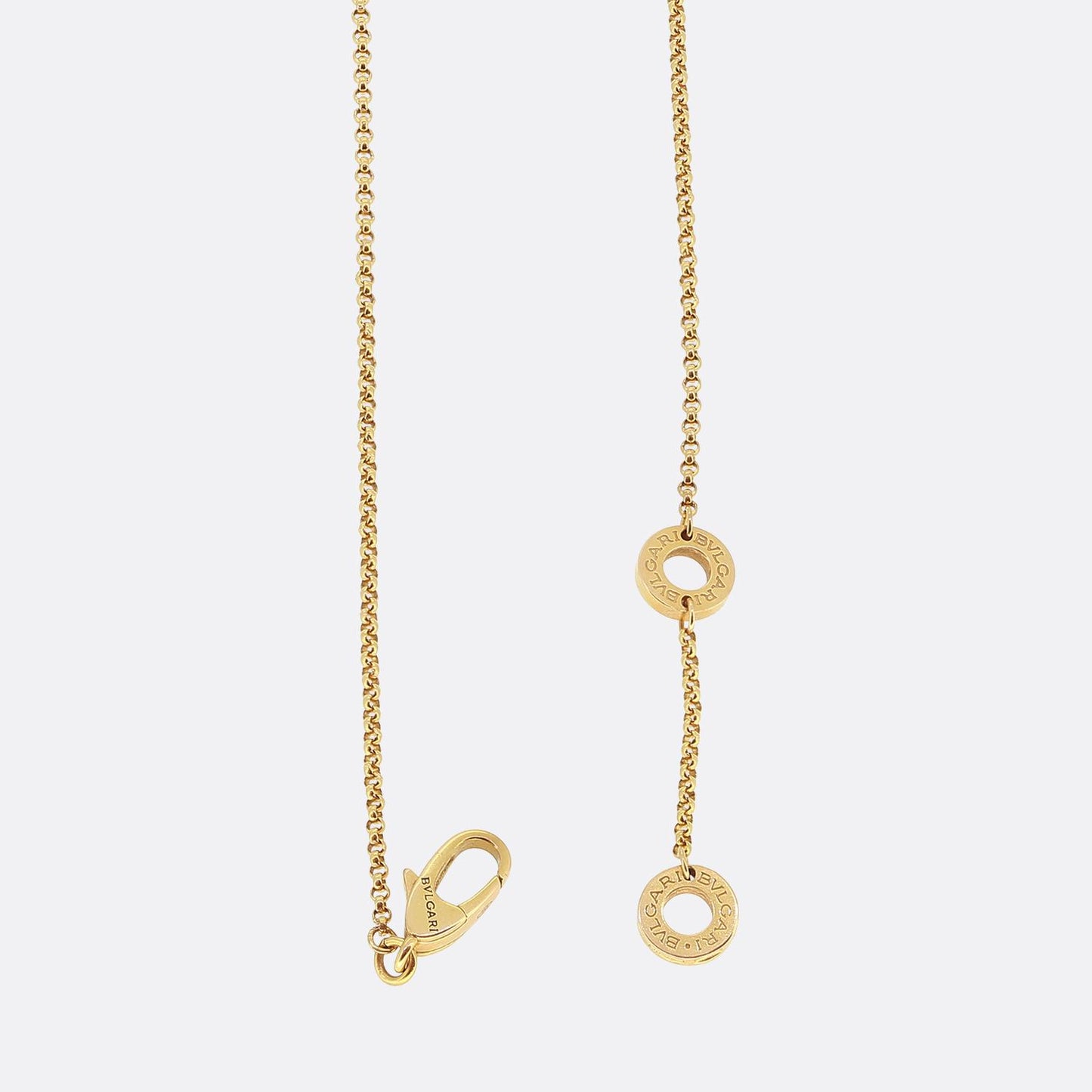 Bvlgari Mother of Pearl Pendant Necklace