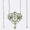 Art Deco Diamond Drop Necklace