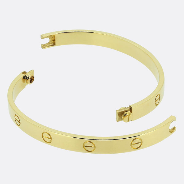 Cartier Classic Model LOVE Bangle Size 19