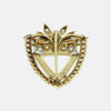 Edwardian Moonstone and Diamond Brooch