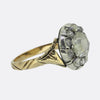 Georgian Rose Cut Diamond Cluster Ring