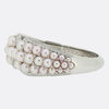 David Morris Rose Pearl and Diamond Bangle