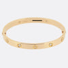 Cartier Classic Model Four Diamond LOVE Bangle Size 17