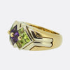 Bvlgari Amethyst and Peridot Ring